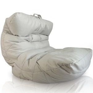 Aiire XXL Riesen-Sitzsack für den Außenbereich – moderner Designer-Sitzsack mit Füllung inklusive für Garten, Terrasse oder Pool – Sitzsack für Wohnzimmer oder Gamer