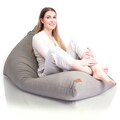 Modern beanbag cover without filling - STOCK CLEARANCE - Exclusive XXL giant bean bag for living room, grey