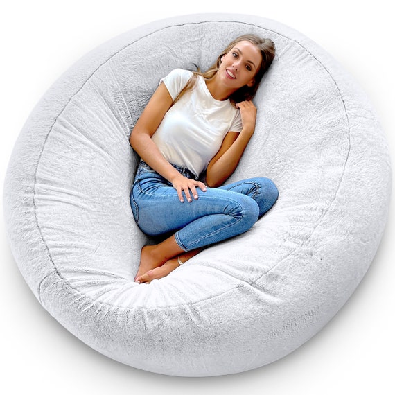 Puff Gigante XXL Moderno Puf Salon con Relleno Incluido para Gamer o  Decoracion Habitacion Adolescente Bean Bag Gris -  México