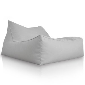Aiire Sofa Puff Exterior XXL - Puf Poltrona Gigante con Relleno Incluido de Diseño para Jardín, Terraza o Piscina - Sillón Bean Bag Salon