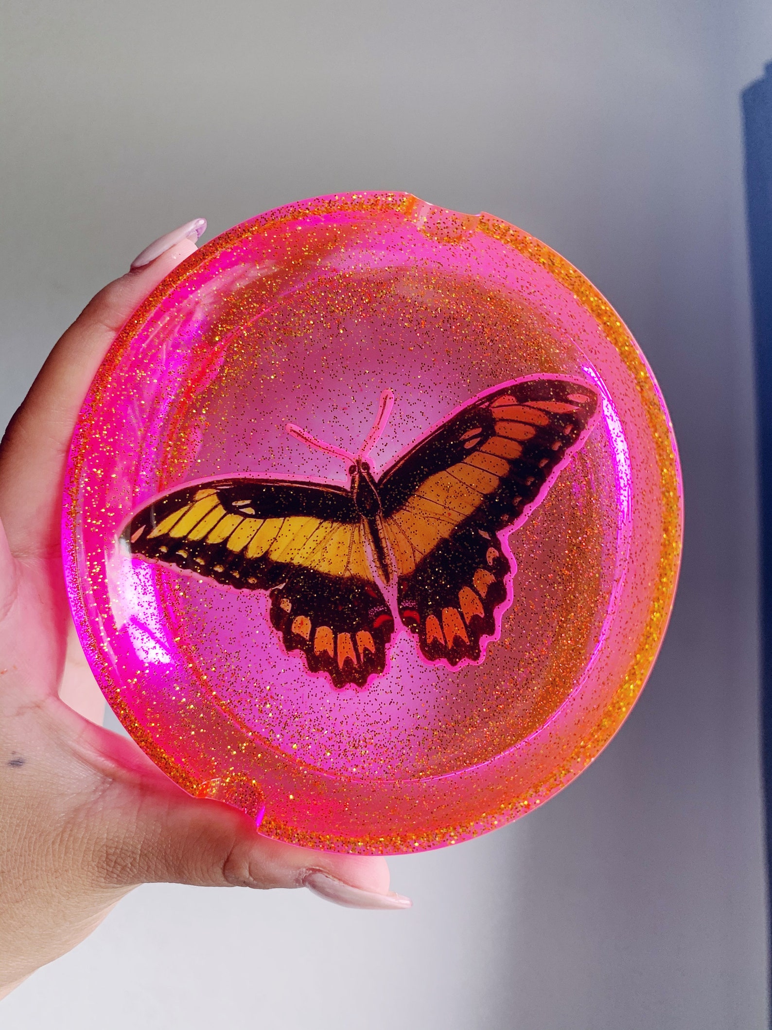 Custom Butterfly Ashtray Etsy