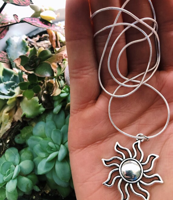 Boho Sun Necklace - Etsy