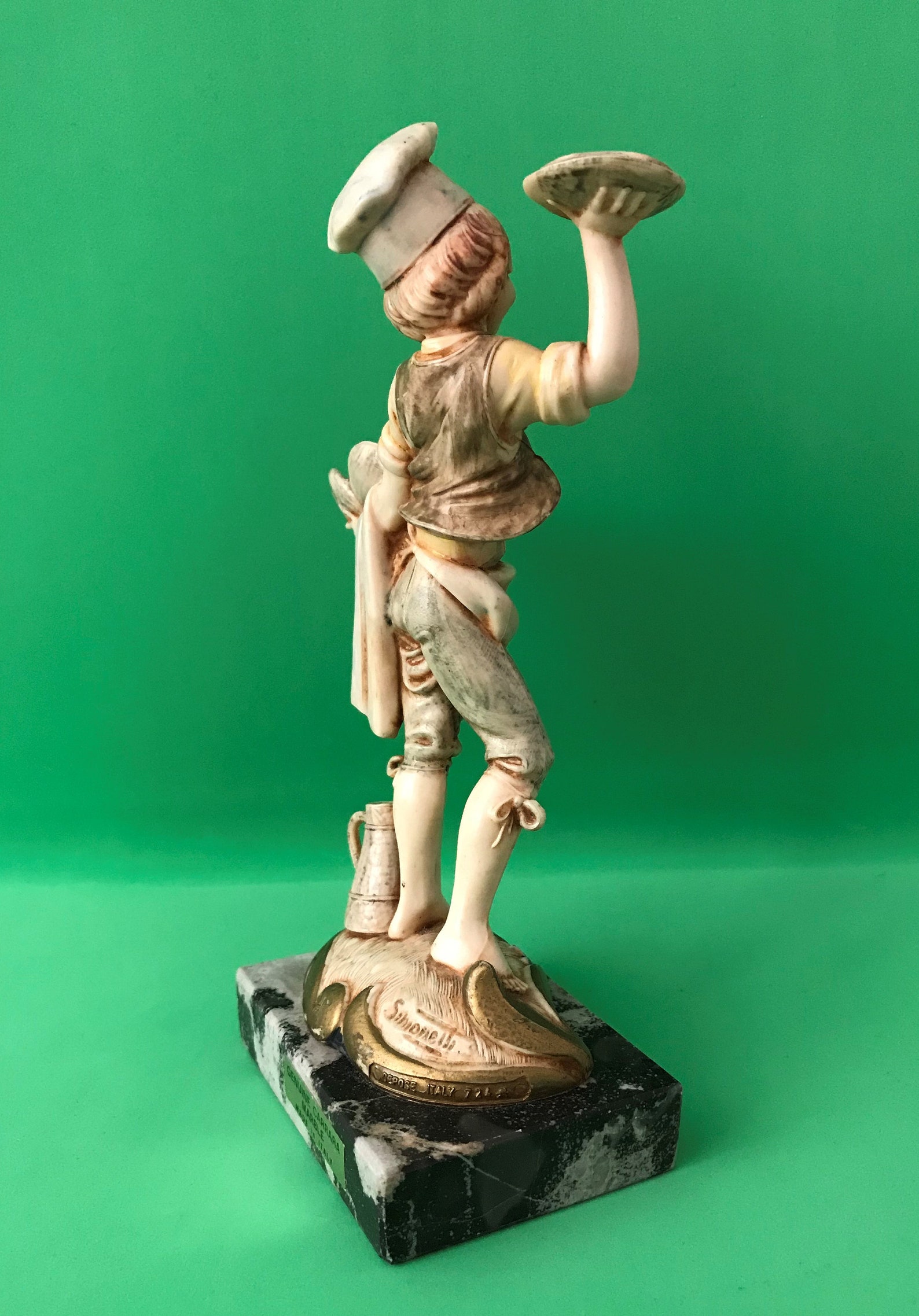 Vintage Simonelli Depose Italy Figurine Genuine Carrara Etsy
