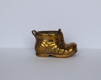 brass boot shoes