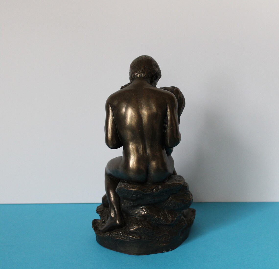 Lovely Adam And Eve Sculpture Made Of Cold Cast Bronze Etsy