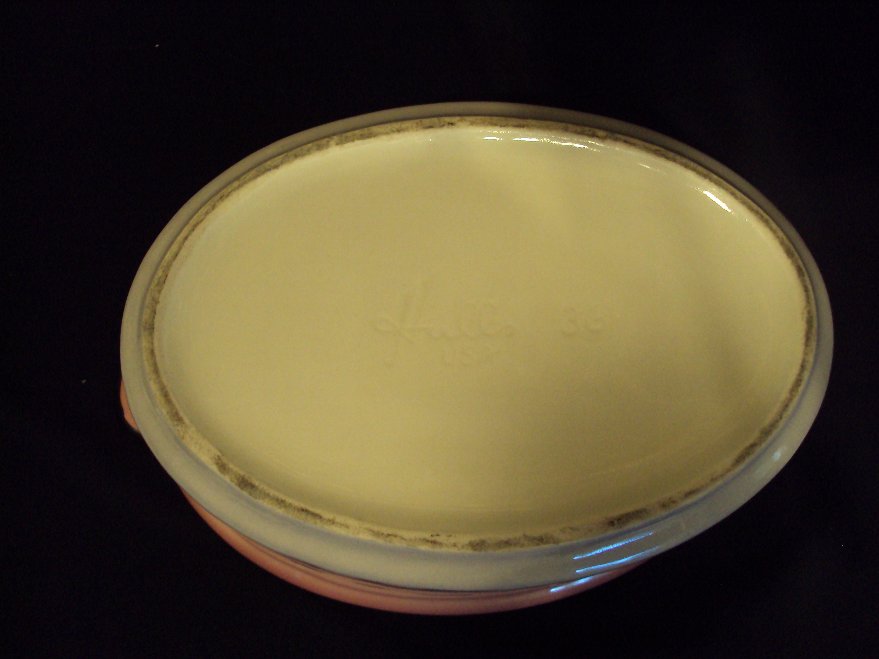 Hull Pottery 1950's Kitchenware Oval Covered Casserole Etsy