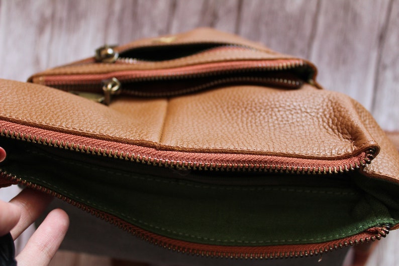 brown leather backpack leather backpack with a handle.Black leather backpack bag made of genuine leather gift Leather backpack