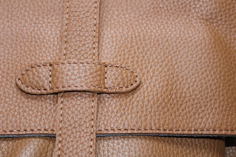 brown leather backpack leather backpack with a handle.Black leather backpack bag made of genuine leather gift Leather backpack