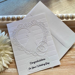 Tarjeta de boda, Tarjeta de boda hecha a mano, Tarjetas de felicitación, Día especial de novia y novio, Día de la boda, Sr. y Sra., Regalo de boda, Novia para ser