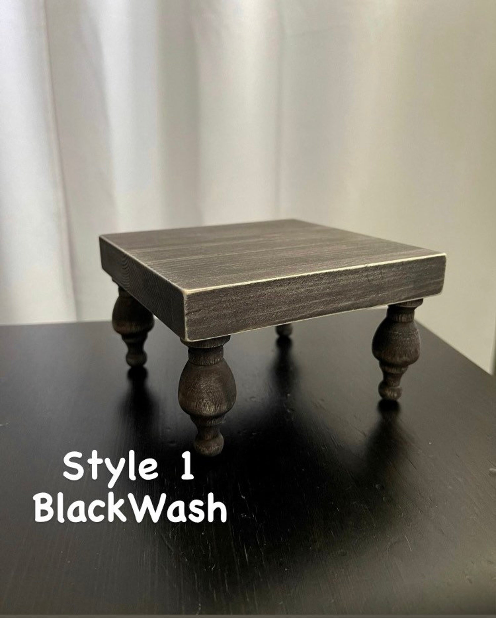 Wood Tray Riser, Round Wood Riser, Square Wood Riser, Decorative Tray, Country, Farmhouse, Plant