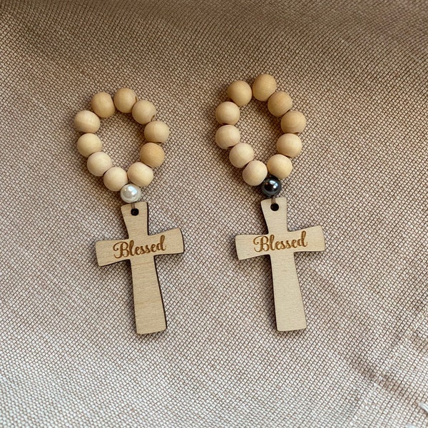 Mini Rosary, Small Rosary, First Communion Favors, Baptism Favors, Pocket Rosary, Rosary Favors, Confirmation Favors , Guest Favors