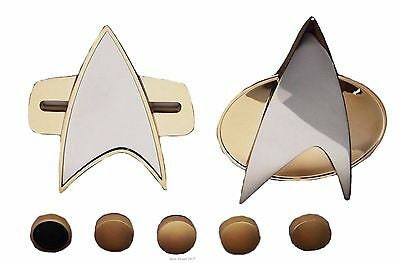 Star Trek The Next Generation Communicator Combadge Badge Pin Fleet Admiral 