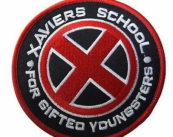 X-Men Xavier's Schule Für Geschenk Jugendliche 3.5 " Rot Logo Patch XMPA-01-R 