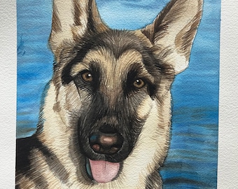 Custom Pet Portrait (Watercolour)
