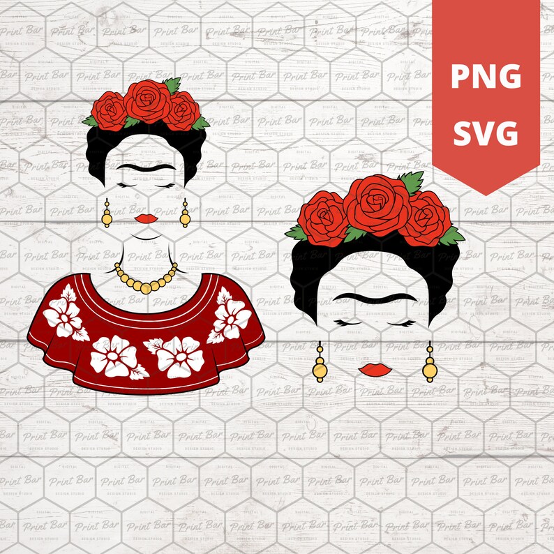 Download Frida Kahlo Svg Png Etsy