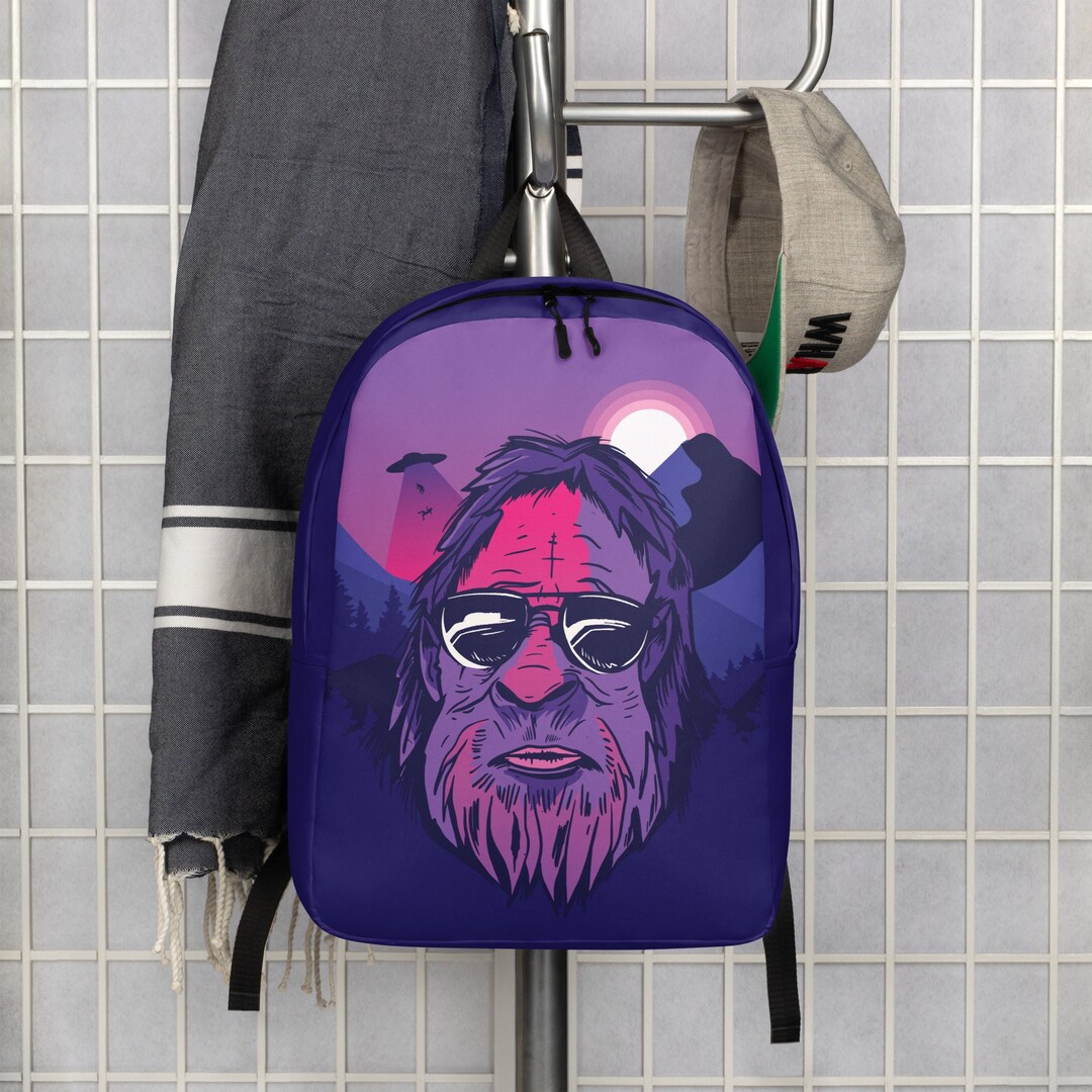 Bigfoot Back to School Backpack for Kids Colorful Schoolbag Etsy