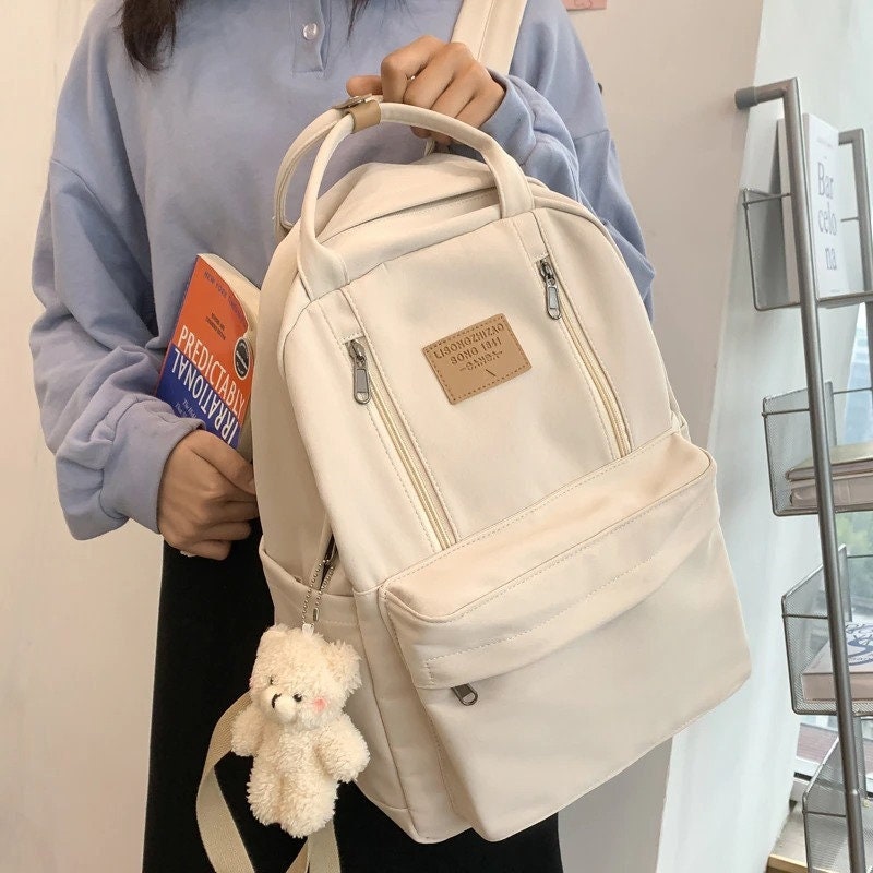 Korean Style Nylon Backpack (4 Colors) - Kawaii Pen Shop - Cutsy World