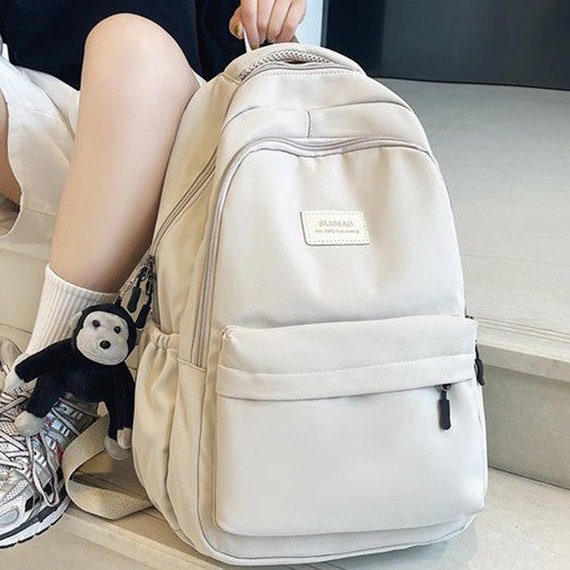 Teenage Girls' Travel Backpack Letter Printed Decorative Backpacks Luxury  Women's Designer Bookbag High Quality PU Knapsack Sac