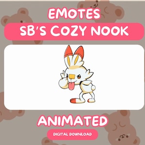 Scorbunny Taunt Animated Emote for Twitch and Discord