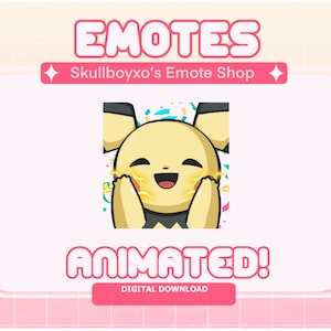Pichu Animated Emote for Twitch and Discord