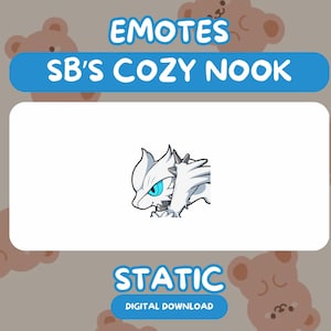 Reshiram Hi Emote for Twitch and Discord