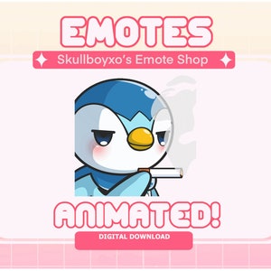 Piplup Classic Animated Emote for Twitch and Discord