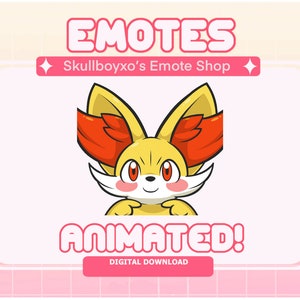 Fenekin Shy Animated Emote for Twitch and Discord