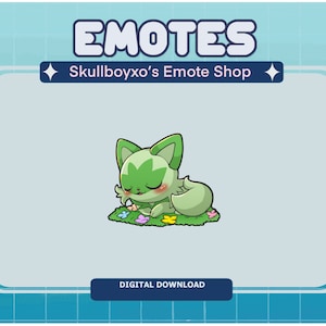 Slaap-emote Sprigatito