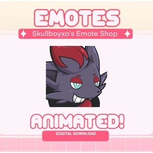 Zorua Animated Emote for Twitch and Discord