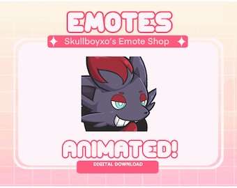 Zorua Animated Emote for Twitch and Discord
