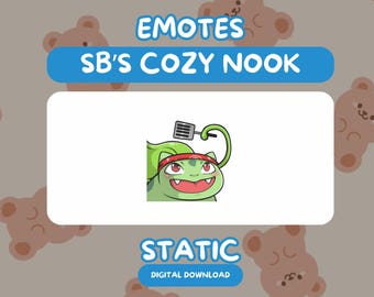 Bulbasaur Cooking Emote for Twitch and Discord