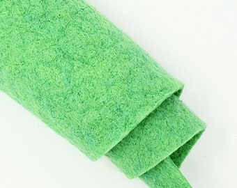 Magical Forest - Hand Washed Merino Wool Blend Felt - Green | Soft & Durable for Crafting, Sewing, DIY Projects