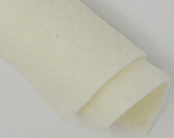 Angel Wings - Hand Washed Merino Wool Blend Felt Hint of Yellow | Soft & Durable for Crafting, Sewing, DIY Projects