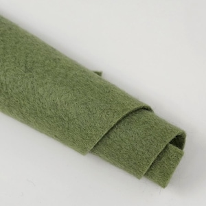 Loden - Hand Washed Merino Wool Blend Felt - Green | Soft & Durable for Crafting, Sewing, DIY Projects