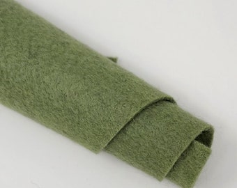Loden - Hand Washed Merino Wool Blend Felt - Green | Soft & Durable for Crafting, Sewing, DIY Projects