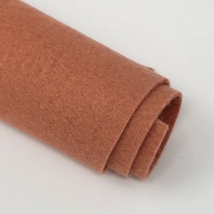 Pink Grapefruit - Hand Washed Merino Wool Blend Felt | Soft & Durable for Crafting, Sewing, DIY Projects
