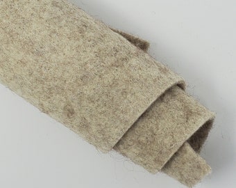 Sandstone - Hand Washed Merino Wool Blend Felt - Brown | Soft & Durable for Crafting, Sewing, DIY Projects