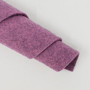 Hydrangea - Hand Washed Merino Wool Blend Felt  Purple | Soft & Durable for Crafting, Sewing, DIY Projects
