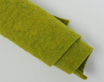 Outdoor Retreat - Hand Washed Merino Wool Blend Felt 9"X12" Sheets Green | Soft & Durable for Crafting, Sewing, DIY Projects