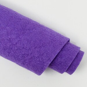 Lavender - Hand Washed Merino Wool Blend Felt - Purple | Soft & Durable for Crafting, Sewing, DIY Projects