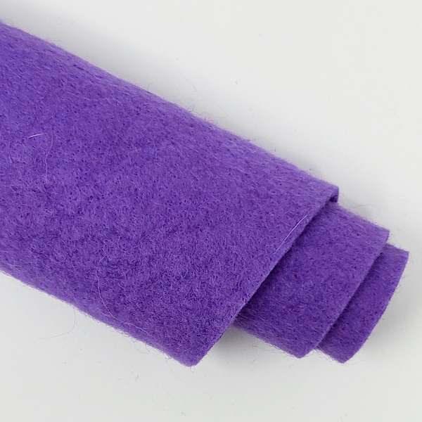 Lavender - Hand Washed Merino Wool Blend Felt 9"X12" Sheets Purple Color