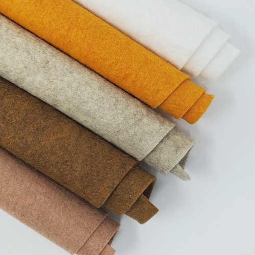 Hand Washed Merino Wool Blend Felt 8 Sheets 9x12 Etsy