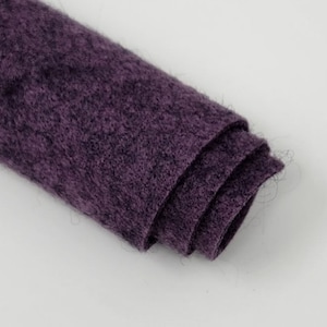 Vineyard - Hand Washed Merino Wool Blend Felt - Purple | Soft & Durable for Crafting, Sewing, DIY Projects