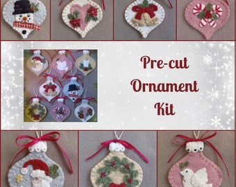 Pre-Cut Wool Blend Felt Victorian Treasures Ornament Kit - Penny Lane Primitives