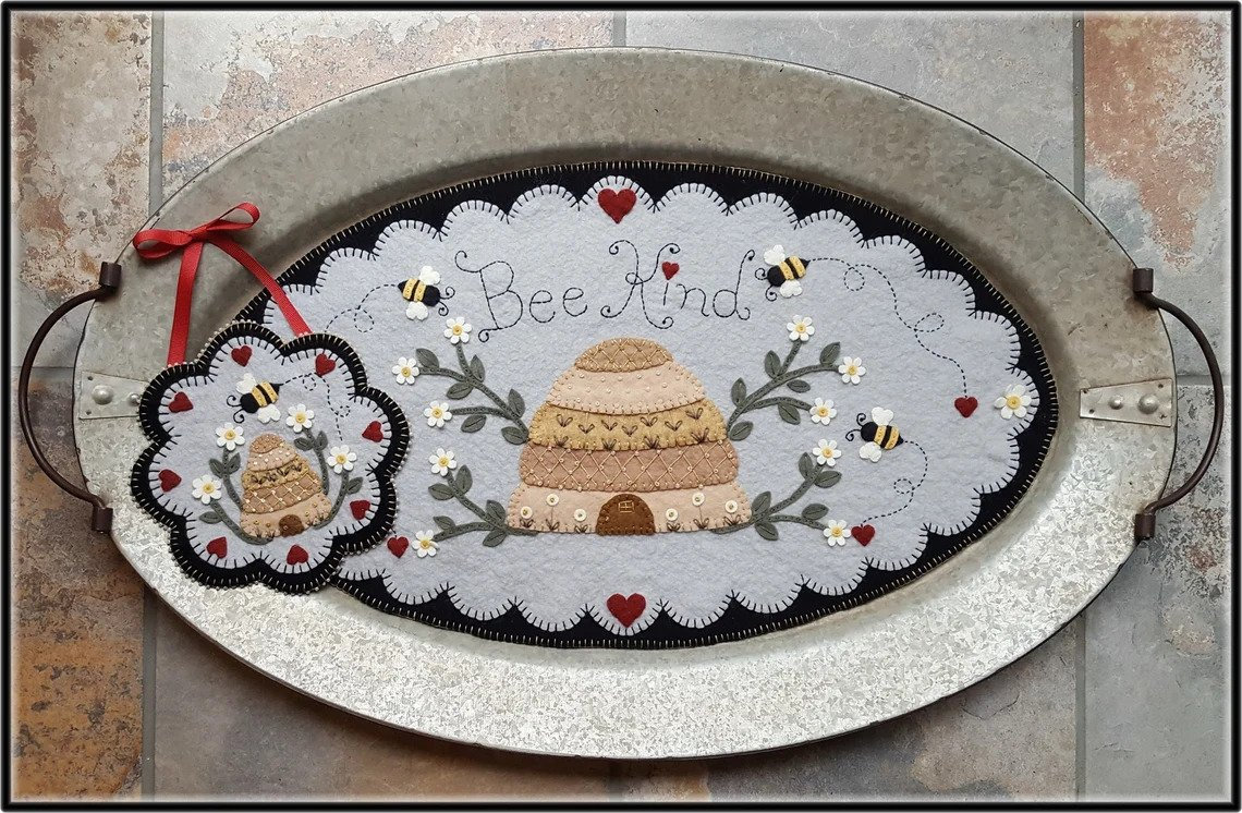 NEW New Pre-cut Wool Applique Kit the Berry Pickers 