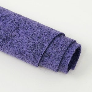 Purple Potion - Hand Washed Merino Wool Blend Felt  | Soft & Durable for Crafting, Sewing, DIY Projects