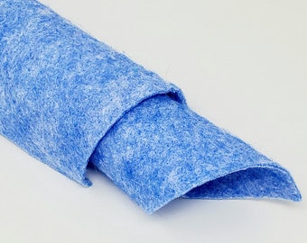 Sapphire - Hand Washed Merino Wool Blend Felt - Blue | Soft & Durable for Crafting, Sewing, DIY Projects