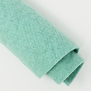 Serene Green - Hand Washed Merino Wool Blend Felt  | Soft & Durable for Crafting, Sewing, DIY Projects