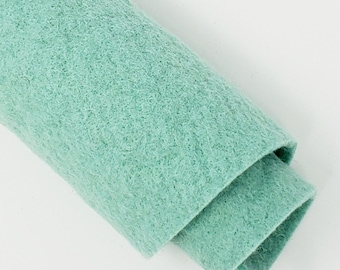 Serene Green - Hand Washed Merino Wool Blend Felt  | Soft & Durable for Crafting, Sewing, DIY Projects