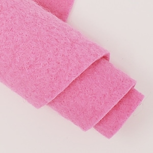 Shocking Pink - Hand Washed Merino Wool Blend Felt | Soft & Durable for Crafting, Sewing, DIY Projects